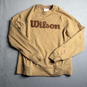Wilson Tan and Brown Crew Neck Sweater